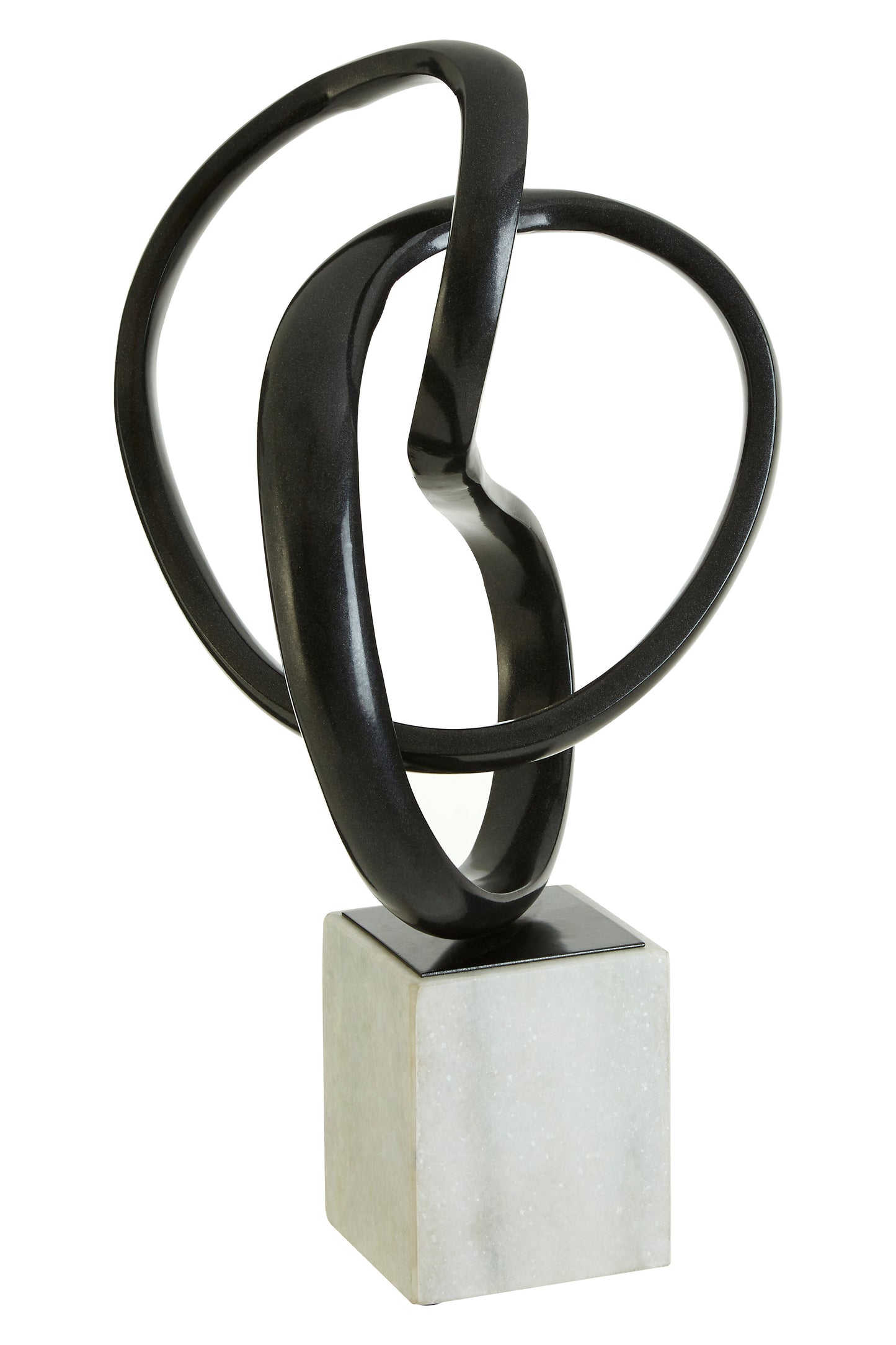 Mirano Black Nickel Finish Knot Sculpture