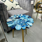 Myra Blue Agate End Table