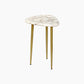 Amara White Agate End Table