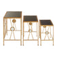 Faiza Set Of 3 Cross Design Nesting Tables