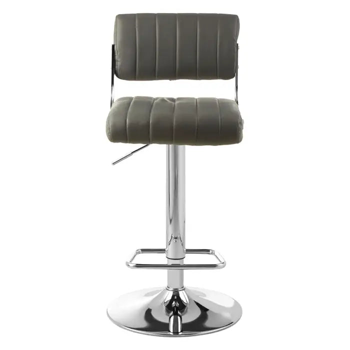 Stockholm Grey Channel Design Seat Bar Stool