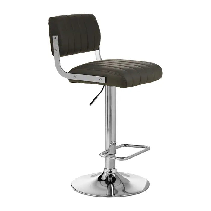 Stockholm Grey Channel Design Seat Bar Stool