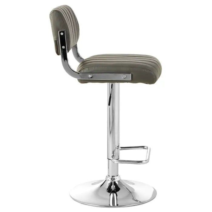 Stockholm Grey Channel Design Seat Bar Stool