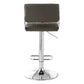 Stockholm Grey Channel Design Seat Bar Stool