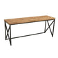 KICKFORD COFFEE TABLE WITH BLACK IRON FRAME by Perfected