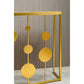 Farran Gold Finish Console Table With Mirror