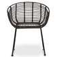 LAGOM BLACK NATURAL RATTAN CHAIR by Perfected