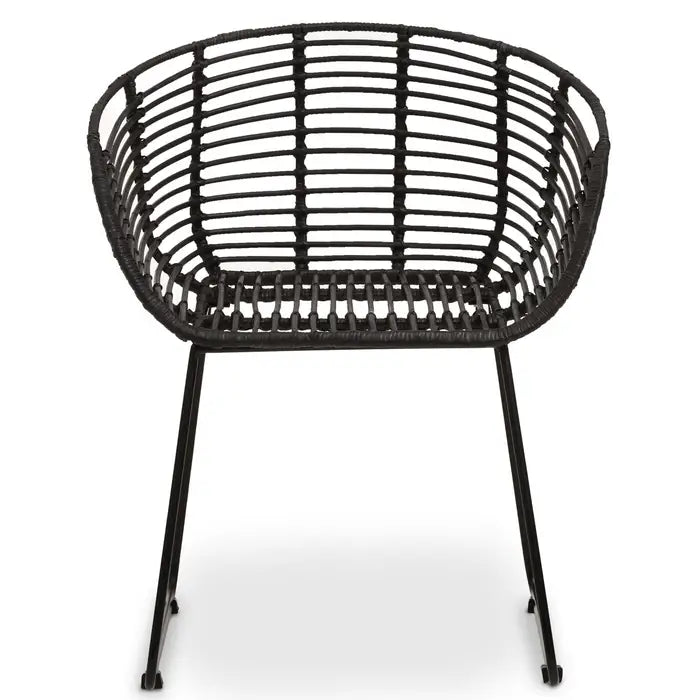 LAGOM BLACK NATURAL RATTAN CHAIR by Perfected