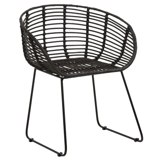 LAGOM BLACK NATURAL RATTAN CHAIR by Perfected