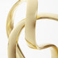 Mirano Gold Finish Knot Sculpture