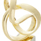 Mirano Gold Finish Knot Sculpture