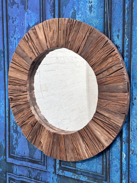 Teo Reclaimed Wood Mirror