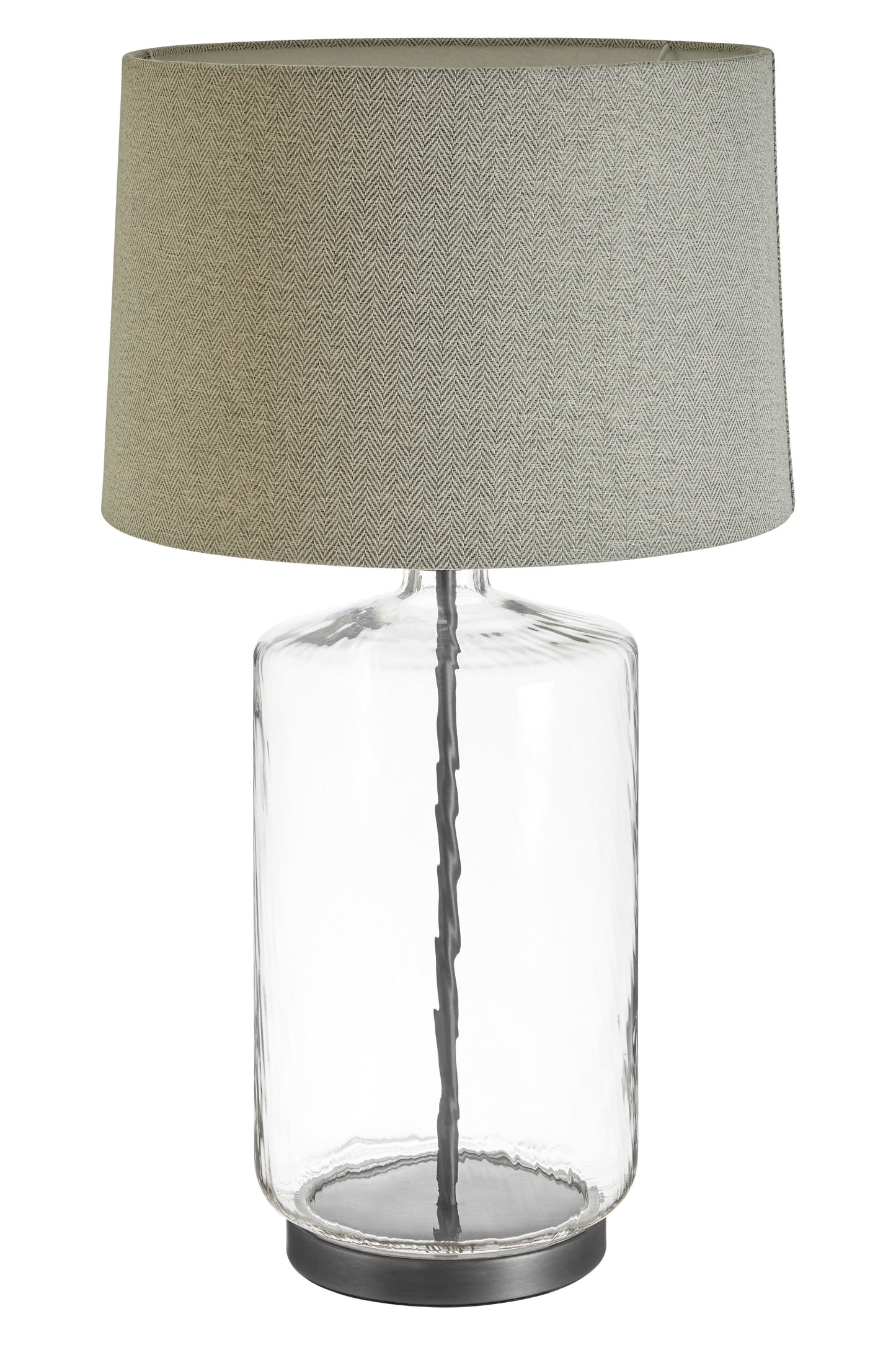 Unita Table Lamp With Grey And Black Shade