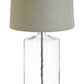 Unita Table Lamp With Grey And Black Shade