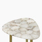 Amara White Agate End Table