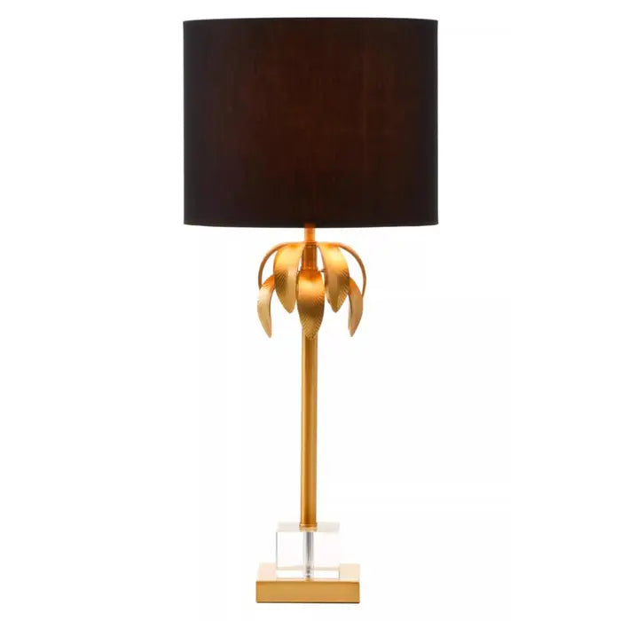 Herta Gold Metal Finish Table Lamp