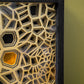 Modello Gold And black Paper Sculpture Wall Art