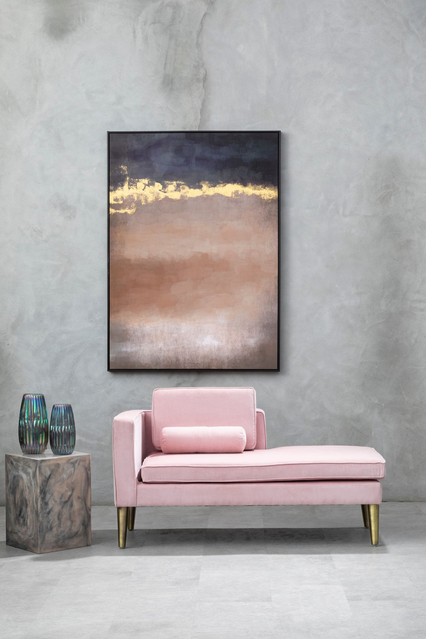 Astratto Pink and Purple Classic Wall Art