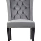 Kensington Townhouse Grey Velvet Dining Chair