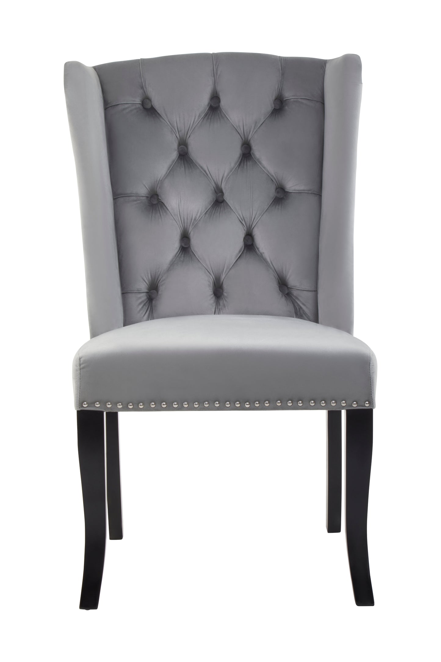 Kensington Townhouse Grey Velvet Dining Chair