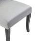 Kensington Townhouse Grey Velvet Dining Chair