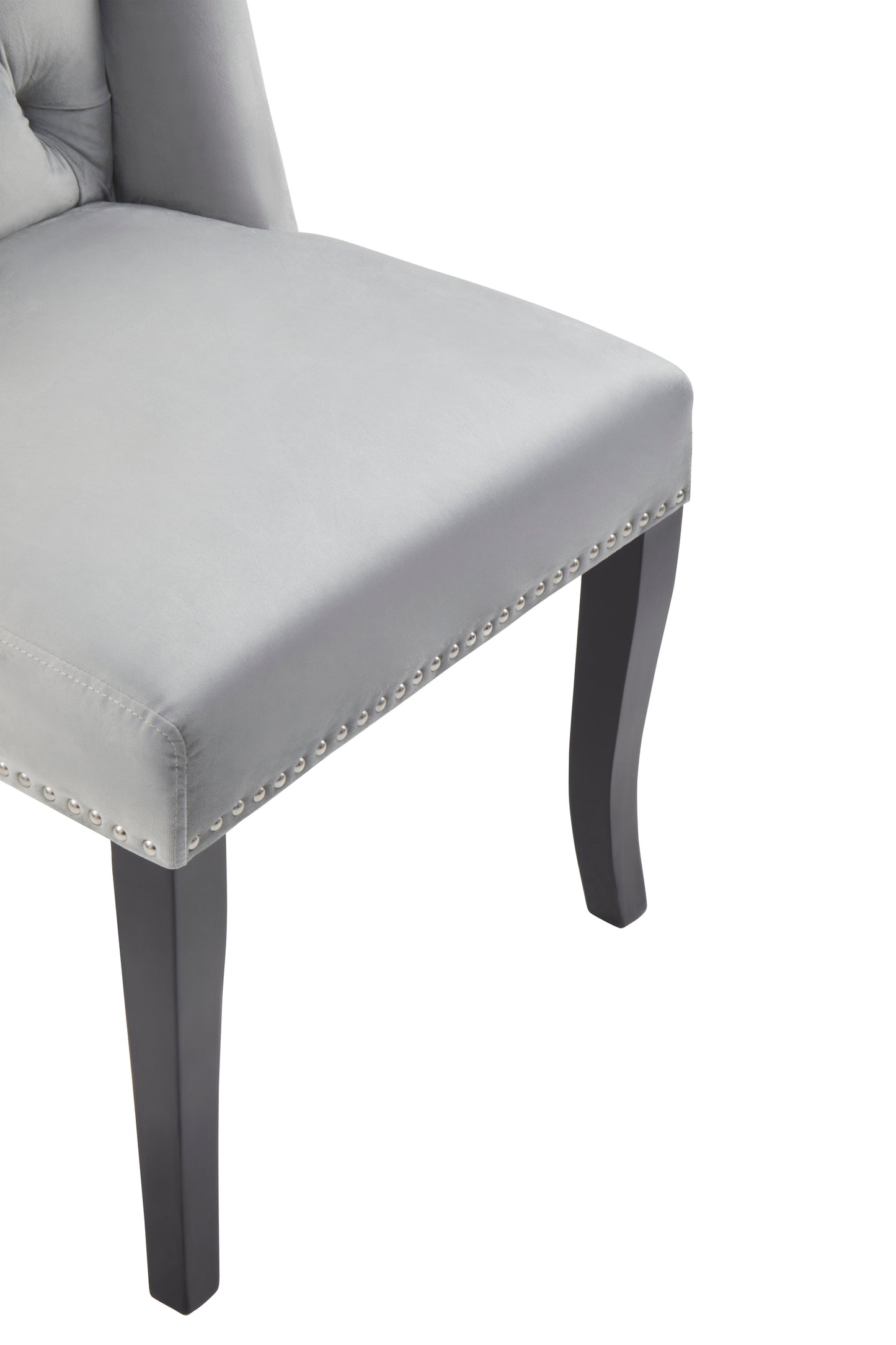 Kensington Townhouse Grey Velvet Dining Chair