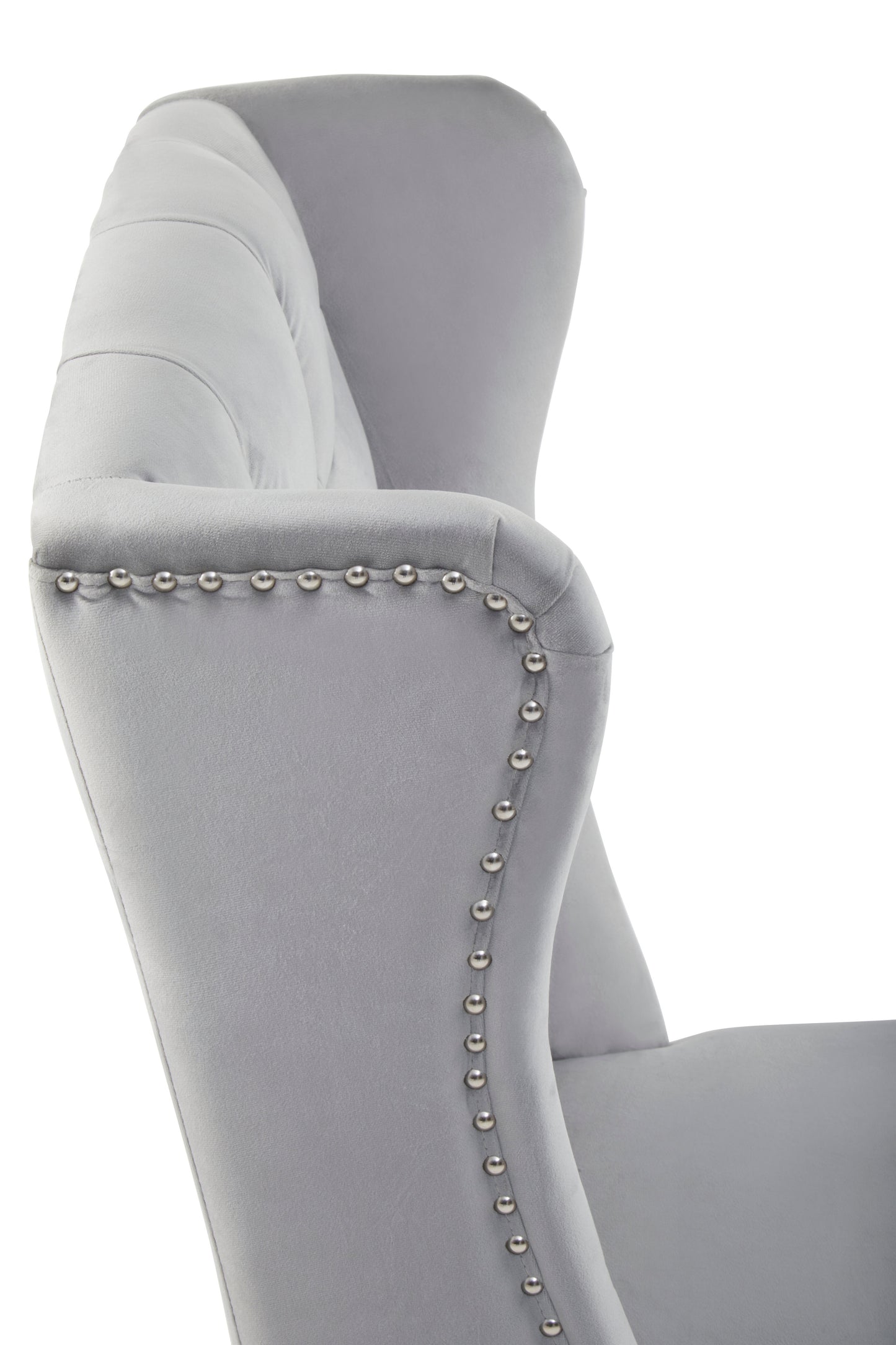 Kensington Townhouse Grey Velvet Dining Chair