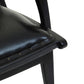 Kendari Chair With Black Plain Cow Leather