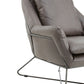 Hugo Grey faux leather Chair