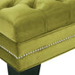 Sofia Moss Velvet Footstool