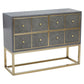 Deskey Four Drawer Console Table