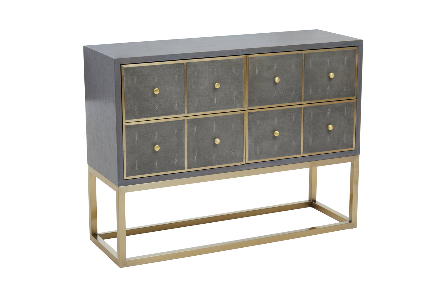 Deskey Four Drawer Console Table