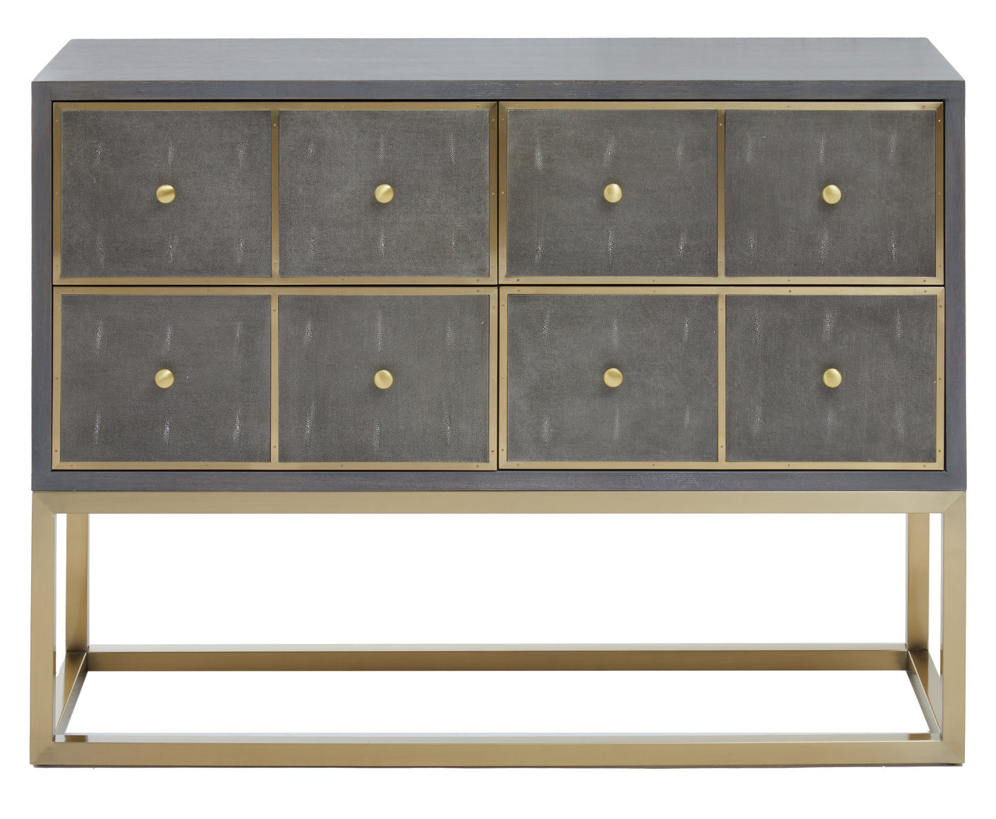 Deskey Four Drawer Console Table