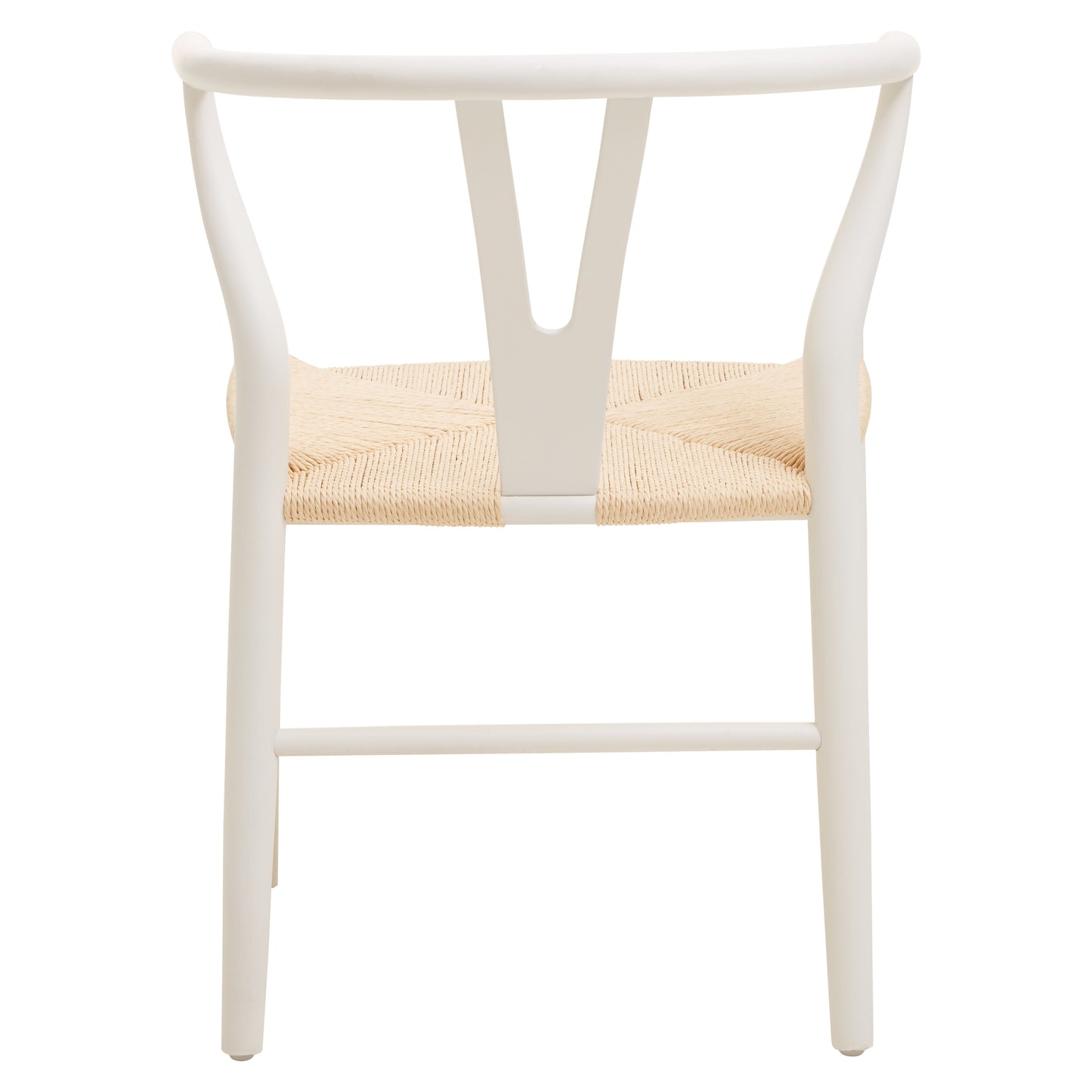 Lyon Wishbone Antique White Chair