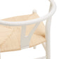 Lyon Wishbone Antique White Chair