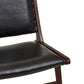 Inca Genuine Black Cow Leather Chair