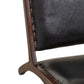 Inca Genuine Black Cow Leather Chair