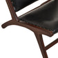 Inca Genuine Black Cow Leather Chair