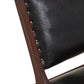 Inca Genuine Black Cow Leather Chair