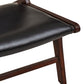 Inca Genuine Black Cow Leather Chair