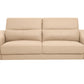 Padua 3 Seat Stone Leather Sofa