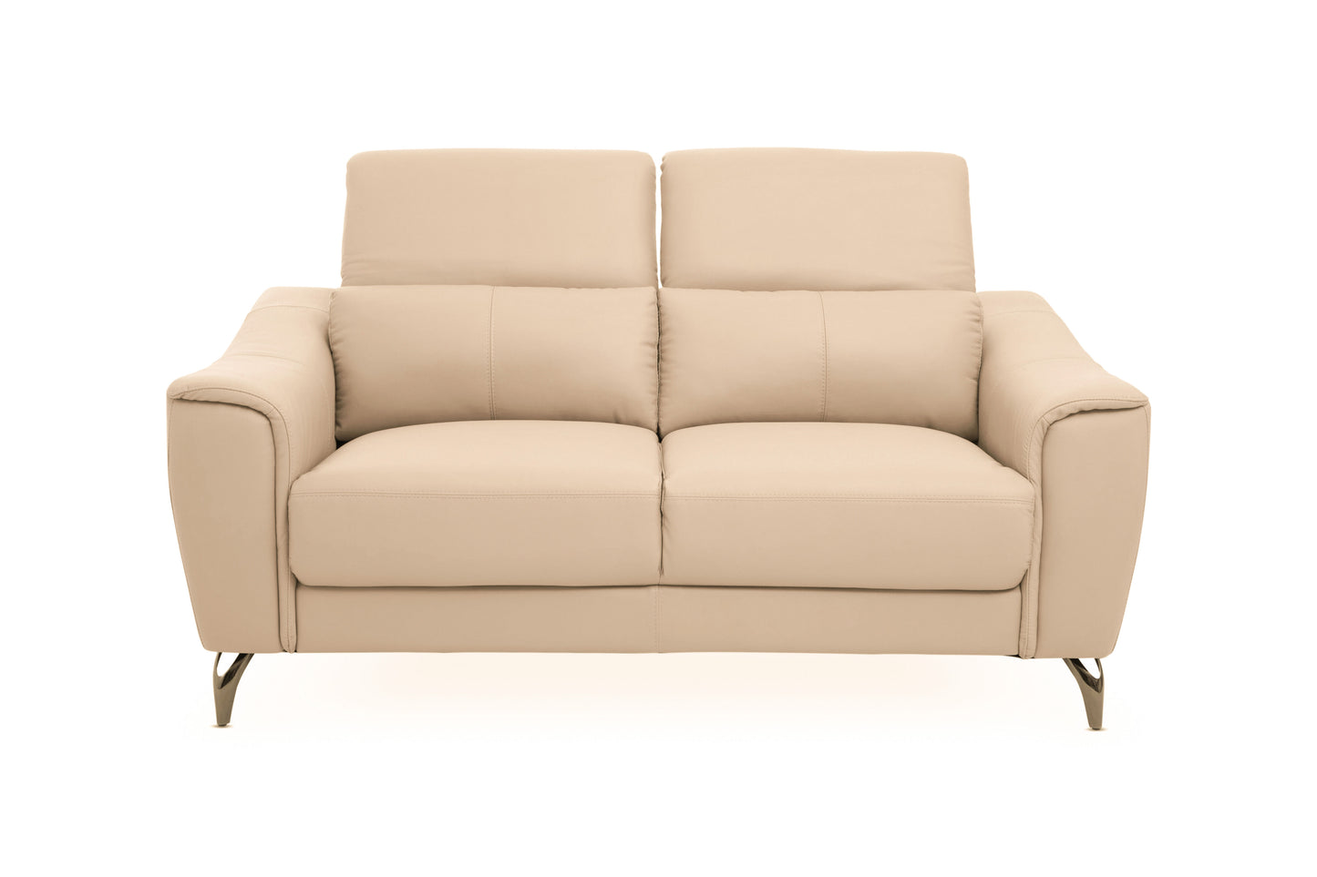 Padua 2 Seat Stone Leather Sofa