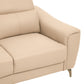 Padua 2 Seat Stone Leather Sofa