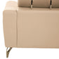 Padua 2 Seat Stone Leather Sofa