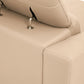 Padua 2 Seat Stone Leather Sofa