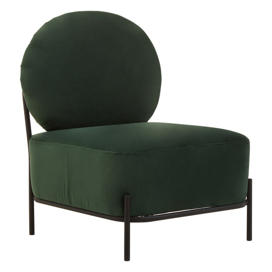 Haya Green Velvet Chair