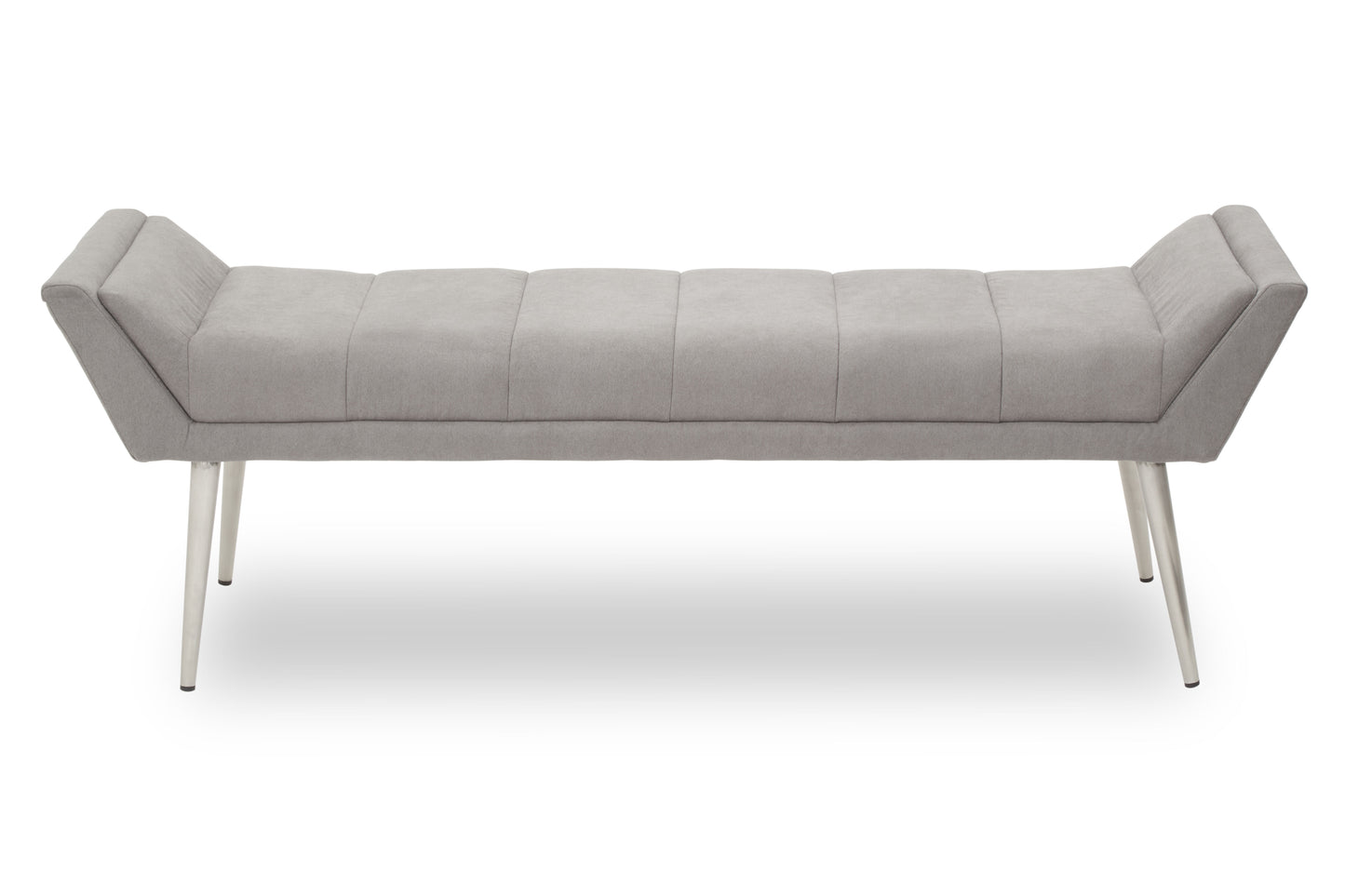 Gilden Grey Bench With Angular Base