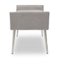 Gilden Grey Bench With Angular Base