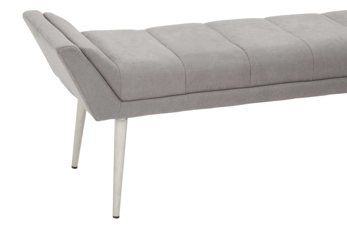 Gilden Grey Bench With Angular Base