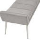 Gilden Grey Bench With Angular Base